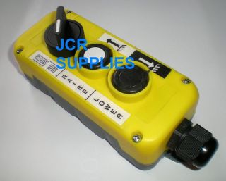 BUTTON TAIL LIFT/WINCH UP/DOWN/SELECT OR CONTROL BOX