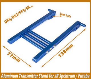 Stand (Aluminum Blue) for / Futaba / JR / Spectrum Extral Long 138m
