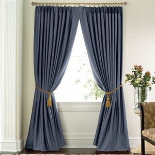 VIENNA SMOKE Pinch Pleated Drapes Curtain Pair or Patio or Thermal