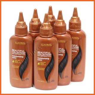 CLAIROL 6 bottles of Beautiful Collection Semi Permanent Hair Color 3