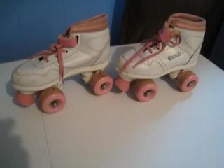 Girls Size 2 Chicago Skates Roller Skate Tennis Shoes Pink White L@@K