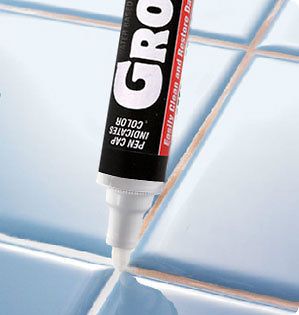 LARGE GROUT PEN REVIVES & RESTORES OLD GROUT. ANTI MOULD AVAILABLE IN