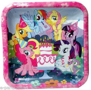 MY LITTLE PONY FRIENDSHIP is MAGIC Large PLATES ~ Birthday Party