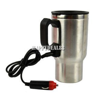 Coffee Heated Stainless Steel Electric Cup Car Heating Adapter HD23L