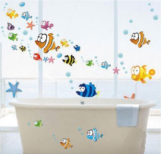 FISH Nursery Room Wall Sticker Decor Decals Removable Art Kids Cool