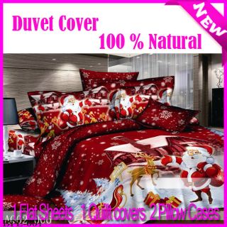 Gentle Santa Claus Duvet/Quilt/Comforter Cover set Double Size New 100