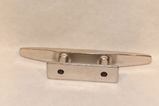 Stainless Steel Flat Top Low Silhouette Boat Cleat 5” 125 mm 2 Hole