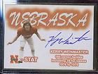 TK LEGACY NEBRASKA AUTOGRAPH KERRY WEINMASTER ST9