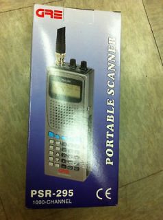 Brand New GRE PSR 295 Handheld 1000 Channels Radio Scanner