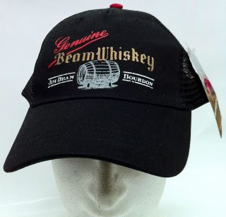 JIM BEAM AUTHENTIC BEAM WHISKEY BARREL BLACK COTTON ONE SIZE FITS MOST