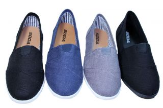SODA OBJECT S CLASSIC CANVAS MULTI COLORS IN BK/W, BK/BK. GREY/W AND
