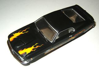AW AUTO WORLD 1970 FLAMED FORD MUSTANG SLOT CAR BODY