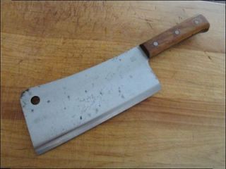 Gustav Emil Ern Chef/Butchers Carbon Steel Meat Cleaver Knife SHARP