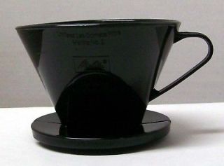 Melitta #2 Cone Filter CoffeeMaker BLACK NEW  To USA