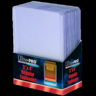NIP Ultra Pro Box of 25 Regular Toploaders Plastic 12 Gauge Card