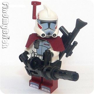 SW185FG Lego Star Wars ARC Elite Clone Trooper Minifigure & 2 Blasters