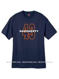 Mens Brad Daugherty 43 Throwback Cavaliers T Shirt Jersey Sizes