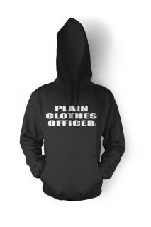 Plain Cloths Officer Funny Pullover Dumb Mens Hoodie