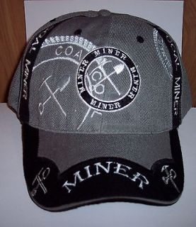 Newly listed Coal Miner Ball Cap Hat Pick & Shovel Design New