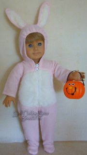 Apryl DOLL CLOTHES fits American Girl Bunny Wabbit Costume