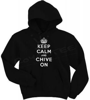 and CHIVE ON Hoodie Sweater Chiver APP College Party Frat Funny Humor