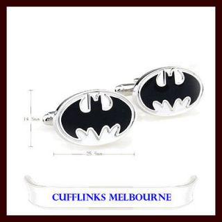 Sterling Silver Batman Cufflinks