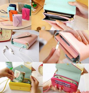 Envelope Wallet Case Purse Billfold for Galaxy Iphone 4 4S Phone Bag