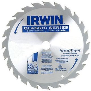 Irwin Classic Series Carbide Tipped Circular Saw Blade CHOICE OF SIZE