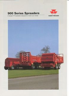Farm Equipment Brochure   Massey Ferguson   MF 900 Spreader Tanker 90