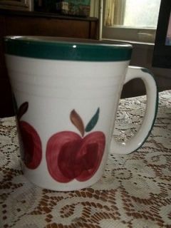 Newly listed Alco Industries Coffee Tea Mug with Painted Apples Green