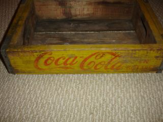 RARE Old Vtg Coca Cola Wood Case Crate W/ Double Walls On End