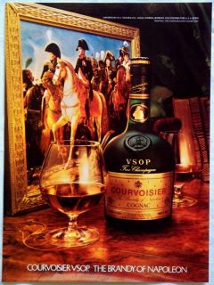 Vintage 1979 Courvoisier VSOP Cognac Magazine Ad The Brandy of