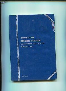 CANADIAN SILVER DOLLAR COIN COLLECTING BOOK WHITMAN BOOK 9087 1958