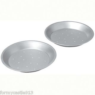 Chicago Metallic Commercial Perforated 2 pc Pie Pan Set