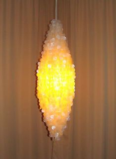 George Nelson inspired 12 cocoon design capiz chandelier