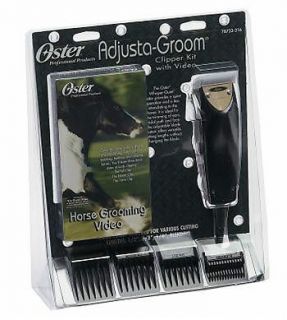Adjusta Groom Horse Kit W Video Complete Clipper Kit   OT40821