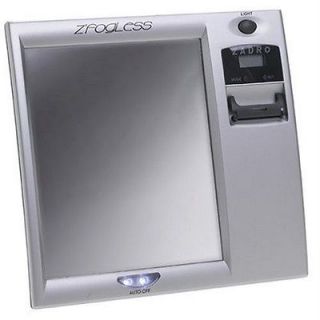 New Zadro Fog Free Shower Mirror wi/ Digital Clock Z200