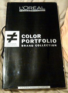 LÓreal Color Portfolio Hair Color Swatch Book