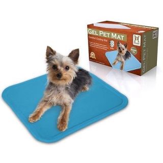 Pet comfort cool Gel Mat cooling soft Dog Bed for crates travel in
