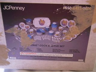 1990 Barbie Cook & Serve Set/Tea Set Plastic Plates Cup Saucers