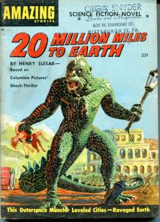 Amazing Stories   20 Million Miles to Earth by Henry Slesar 1957