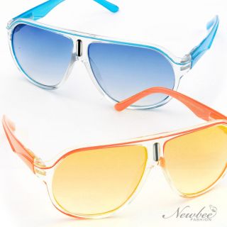 Cool Summer Neon Bright Color Sunglasses Colored Lenses Spring Hinges