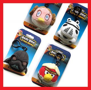 angry birds star wars plush doll backpack clip pendant whole height 5
