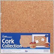 Cork Collection Adhesive Wall Tile 12X12X5 mm 4/Pkg