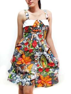 ROCKABILLY PINUP COUTURE SEXY WOMEN DRESS VINTAGE RETRO