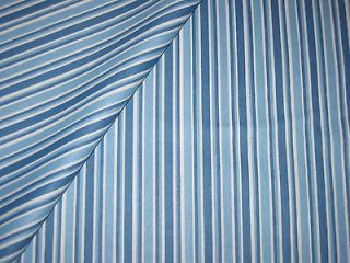 Stripe Blue/White Denim 100% Cotton 33 x 46 W Lenghwise Stripe