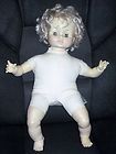 EFFANBEE Doll 21 inch blonde blue eyes open shut cloth body vinyl 1969