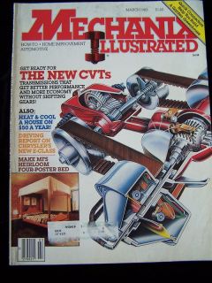 MECHANIX ILLUSTRATED 1983 Corvette GREENHOUSE 4 Post Bed MARCH Free