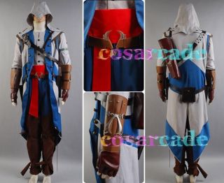 Assassins Creed 3 Connor Kenway Cosplay Costume AC III Revolutionary