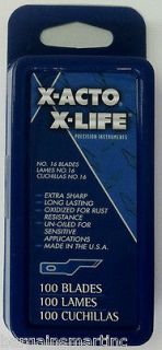 ACTO X LIFE NO. 16 X616UC BLADES Wholesale Hobby Craft Knife #16